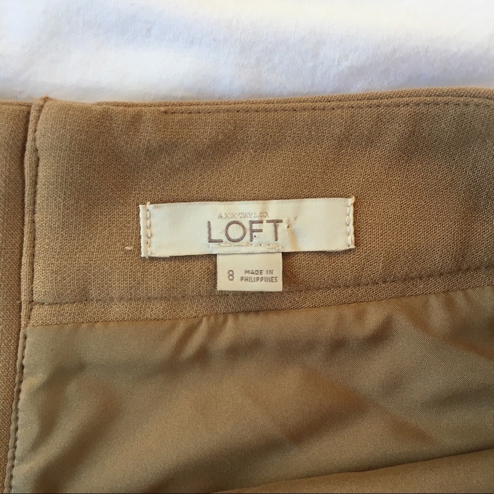 Ann Taylor LOFT skirt size 8 zip close - Picture 3 of 8
